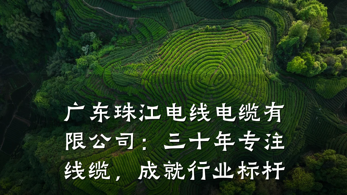 广东珠江电线电缆有限公司:三十年专注线缆,成就行业标杆
