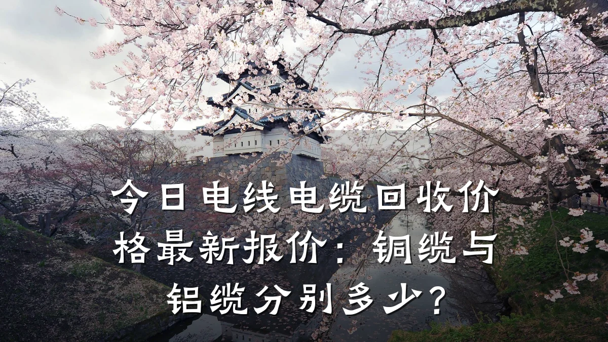 今日电线电缆回收价格最新报价:铜缆与铝缆分别多少?