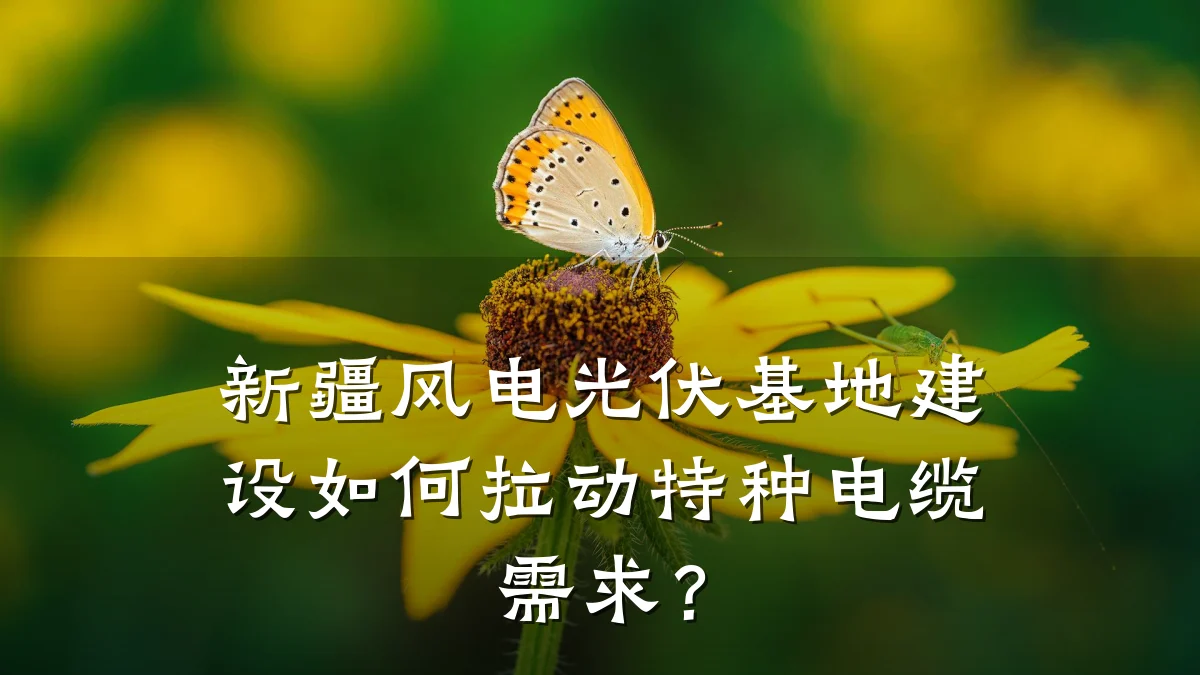 新疆风电光伏基地建设如何拉动特种电缆需求?