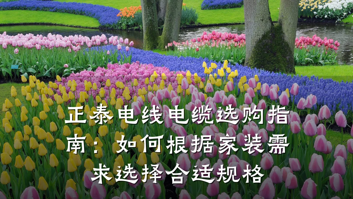 正泰电线电缆选购指南:如何根据家装需求选择合适规格