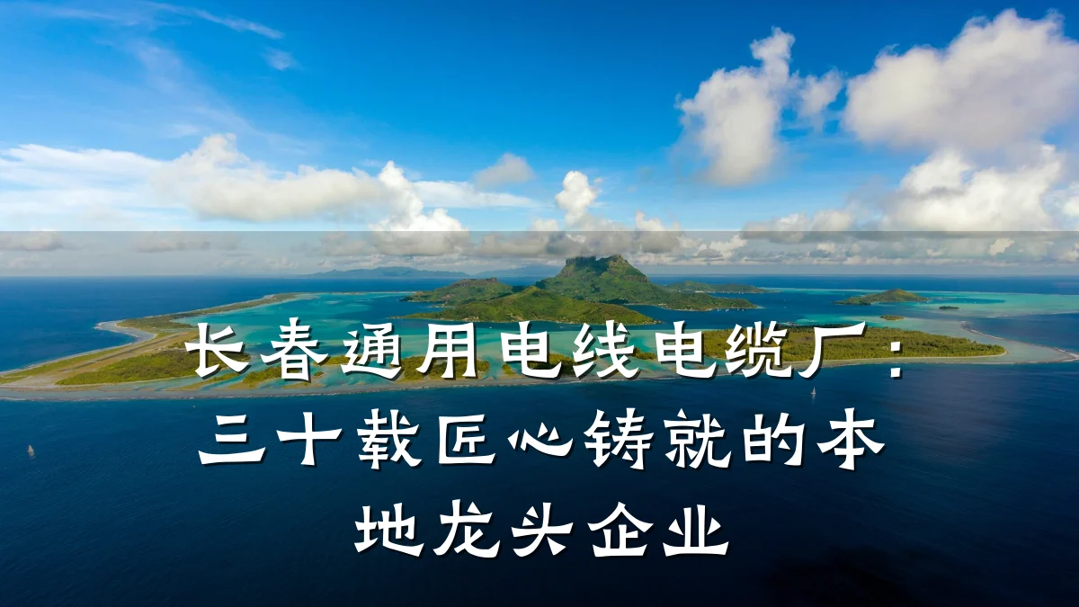 长春通用电线电缆厂:三十载匠心铸就的本地龙头企业