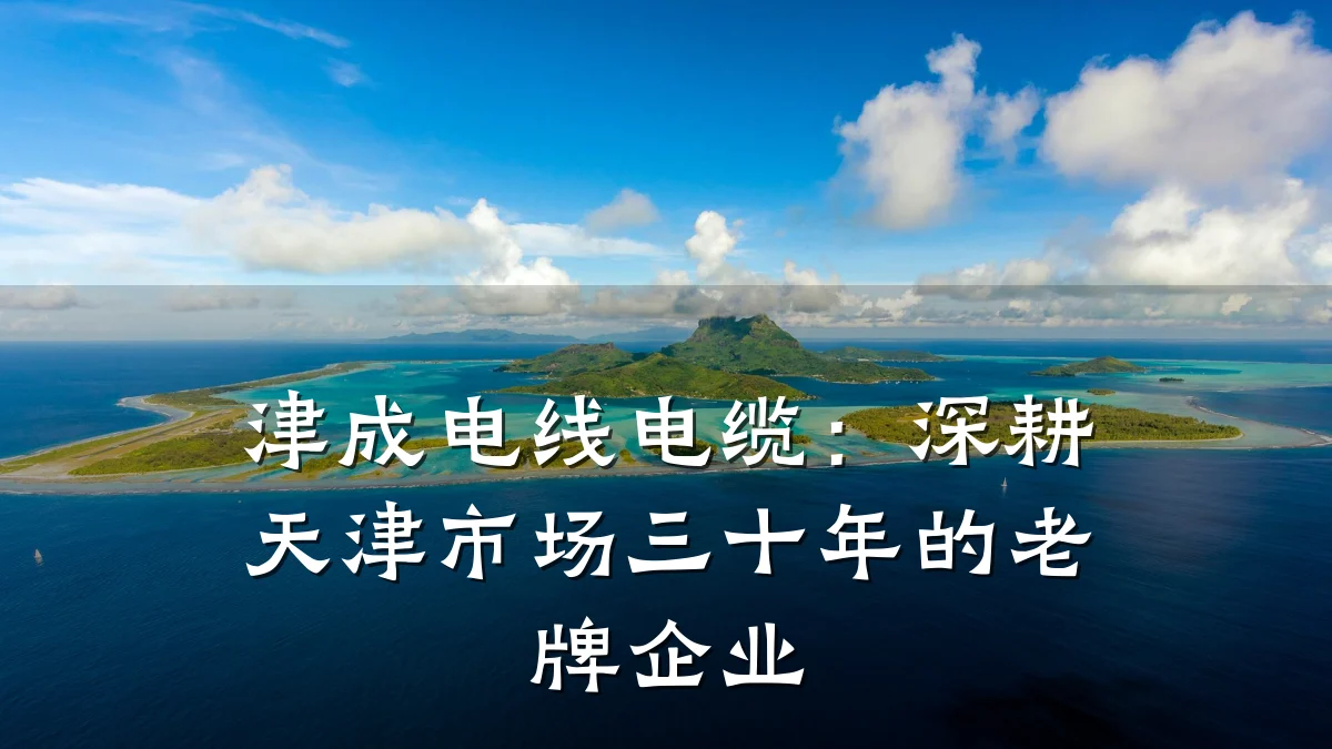 津成电线电缆：深耕天津市场三十年的老牌企业