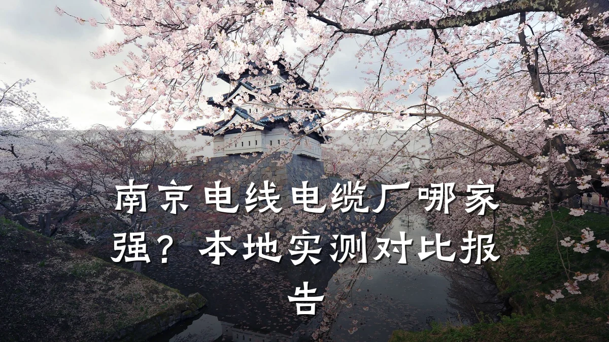 南京电线电缆厂哪家强？本地实测对比报告