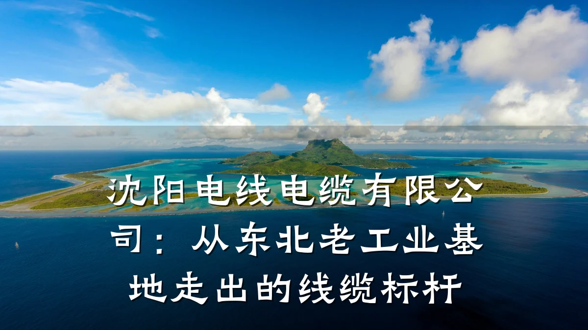 沈阳电线电缆有限公司：从东北老工业基地走出的线缆标杆