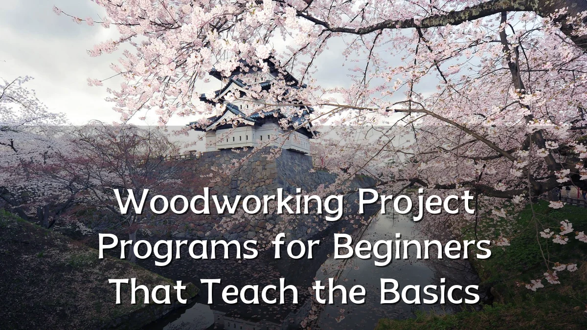 Woodworking Project Programs for Beginners That Teach the Basics