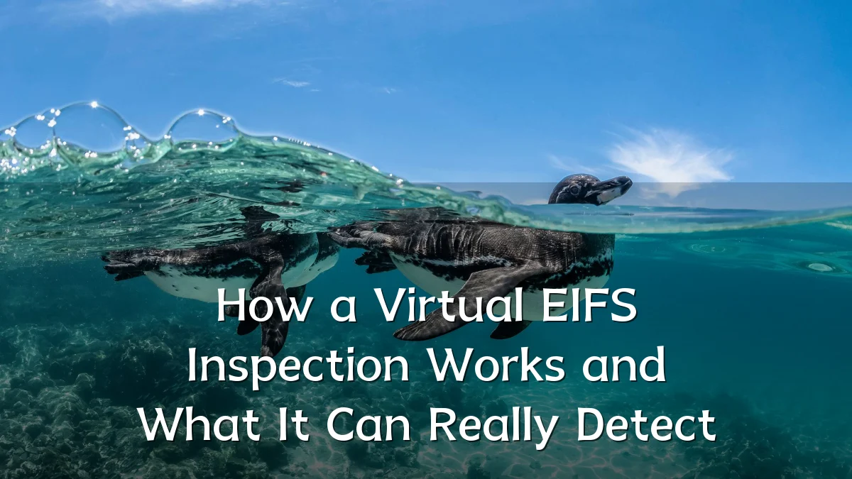 How a Virtual EIFS Inspection Works and What It Can Really Detect